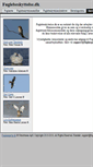 Mobile Screenshot of fuglebeskyttelse.dk